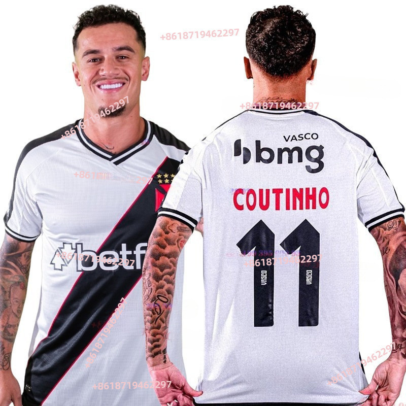 Vasco 24/25 Away Futebol Betfai BMG Personalizado Personalização Camisa 1:1 Fan Version