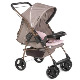 Carrinho de Bebê Passeio Alça Reversível Milano Rosa Galzerano