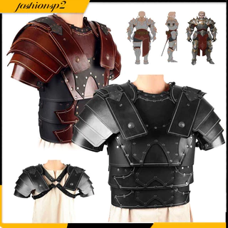 Armura De Couro De Guerreiro Viking Medieval Cosplay Herói De Armadura
