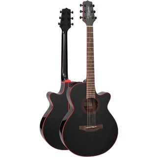 Violao Takamine Elétrico Gf49ce G Series Aço Cutaway Cosmic Black em Oferta na Shopee