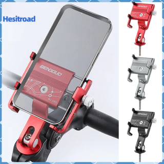 Hesitroad Alumínio Bicicleta Telefone Montar Suporte De Celular Anti-Vibração Estável Universal Guiador Da