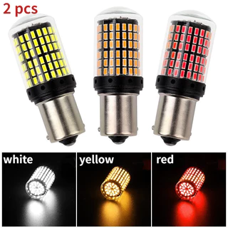 2pcs Lâmpada De Sinalização De Volta Freio LED 144 Chip T20 7440 7443 1156 1157 Para Carros