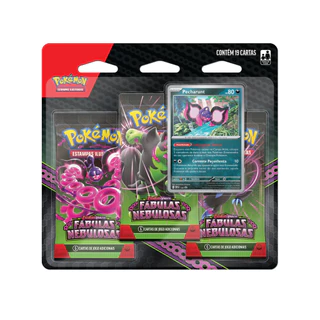 Blister Triplo Pecharunt Fabulas Nebulosas Pokémon Carta TCG