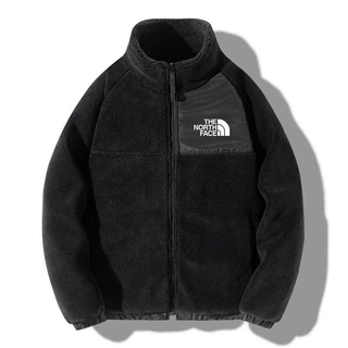 Jaqueta De Velo TNF Casaco De Caxemira De Colarinho Em Pé Homens Estilo Inverno