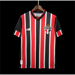 24/25 S-P Sao Paulo Football Shirt Men's Red Sports 8AQG