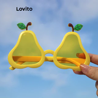 Lovito Óculos de sol engraçados casuais de frutas e vegetais para mulheres LFA44669