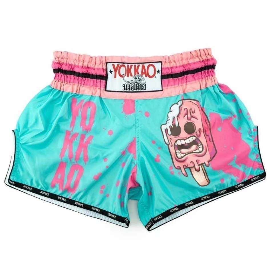 YOKKAO-NEW Boxe Luta de Secagem Rápida Muay Thai Shorts Sanda