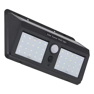 Luminária Led Solar Luz Jardim Sensor Movimento Noturno