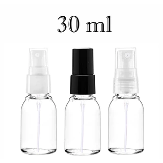 Frascos 30 Ml Redondo em Plástico Pet Válvula Spray borrifador para perfumes viagem em Oferta na Shopee