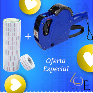 Etiquetadora + 10 Rolos de Etiqueta