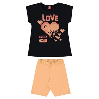 Conjunto Love Mode On Infantil Bee Loop