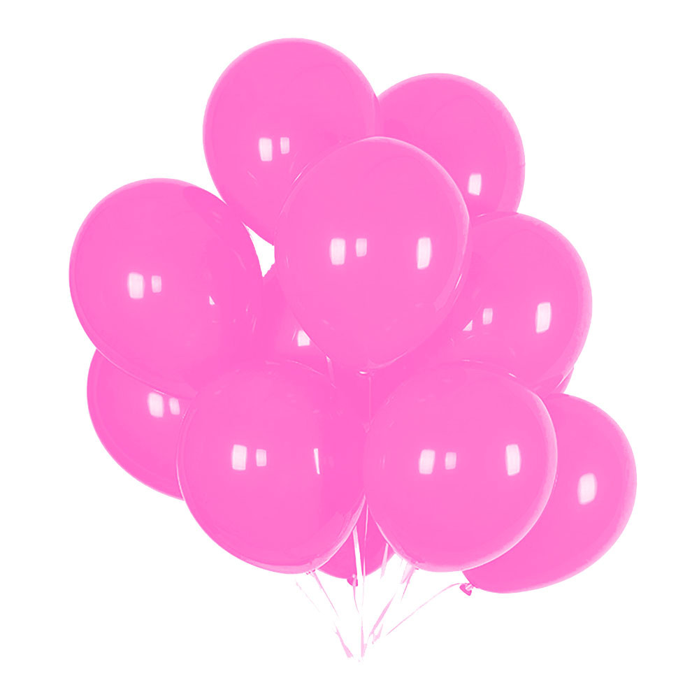Balão Bexiga Rosa Decoração Festa 9' Polegadas 50 Unidades | Shopee Brasil