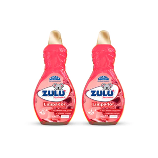 kit 2 Limpadores Zulu perfumes Cereja 500 ml em Oferta na Shopee