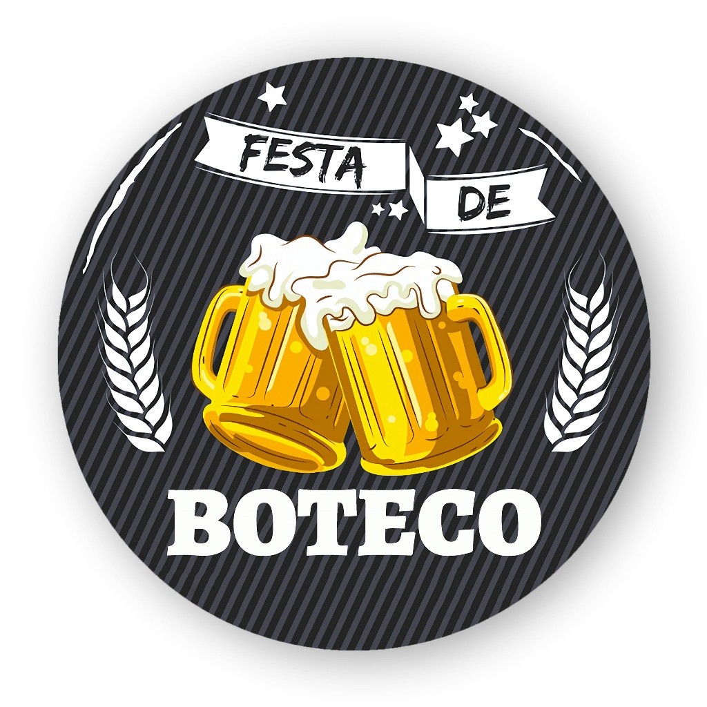 Painel de Festa Tema BOTECO Em Dry Fit Premium | Shopee Brasil