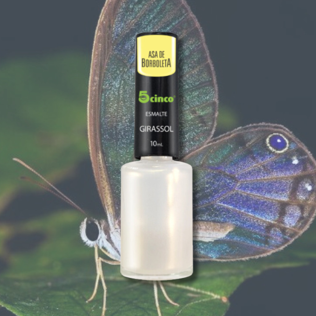 Esmalte Asa Borboleta Girassol 10 mL - 5Cinco | Shopee Brasil