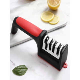 Amolador Afiador De Facas Em Aço Inox Com 3 Afiadores Profissional em Oferta na Shopee