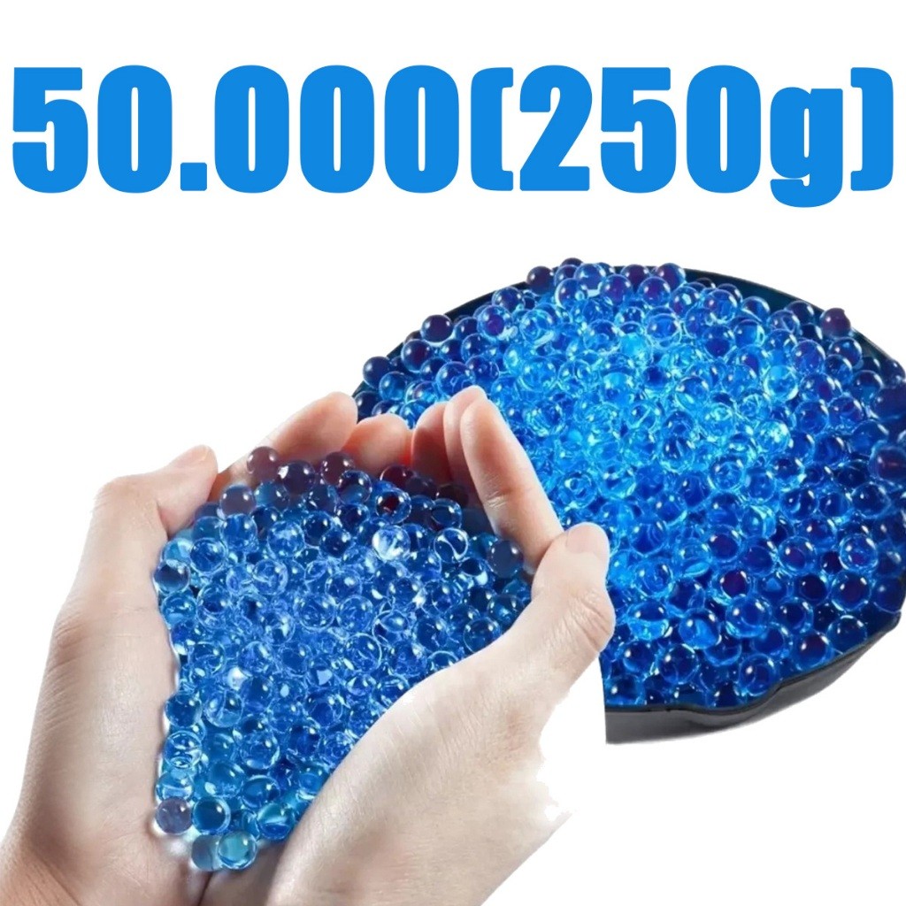 50000 / 50 Mil Bolinha De Gel 7mm Cresce Na Aágua Para Arminha Orbeez Brinquedo