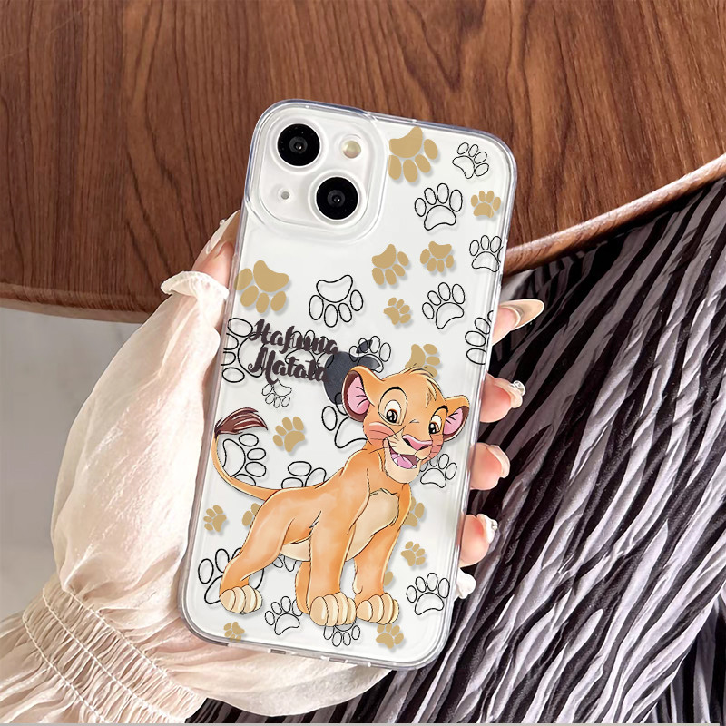 Capa case de celula the Lion King para iPhone 11 normal 12 pro 13 14 15 ...