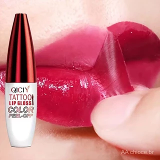 QICIY Peel Off Lip Stain Tatuagem Batom De Longa Duração E À Prova D'água Pink Tint Make Up em Oferta na Shopee