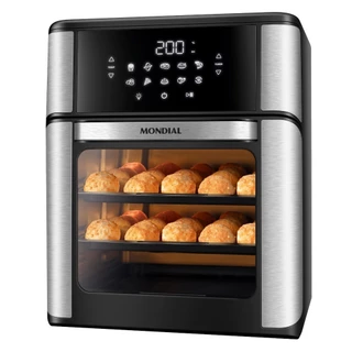 Fritadeira elétrica sem óleo Air Fryer 12L Forno Oven - AFON-12L-BI Mondial