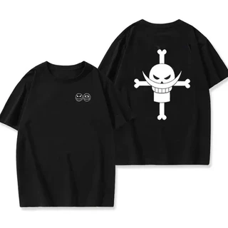 Camiseta 100% Algodão Barba Branca One Piece Anime T shirt Unissex