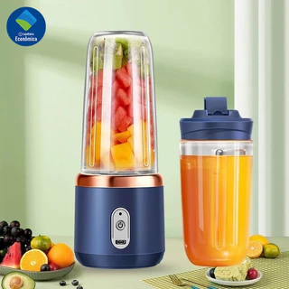 400ML Espremedor Elétrico Mini Liquidificador Portátil 6 Lâminas De Suco De Alimentos Misturador