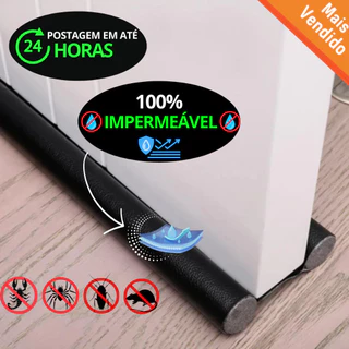 Protetor Porta Rolinho Veda Contra Insetos e Poeira 80 cm - Várias Cores