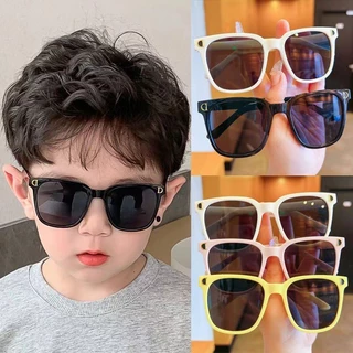 Proteção UV De Verão Óculos De Sol Para Crianças Bonitos D-Letter Square Frame Sunshade Boys Meninas Viagem Ao Ar Livre Casual Children Eyewear