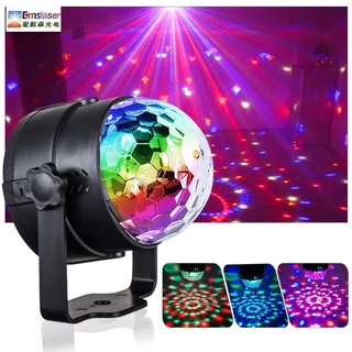 Luzes De Festa Ativadas Com Controle Remoto Dj Lighting , RBG Discoteca Ball