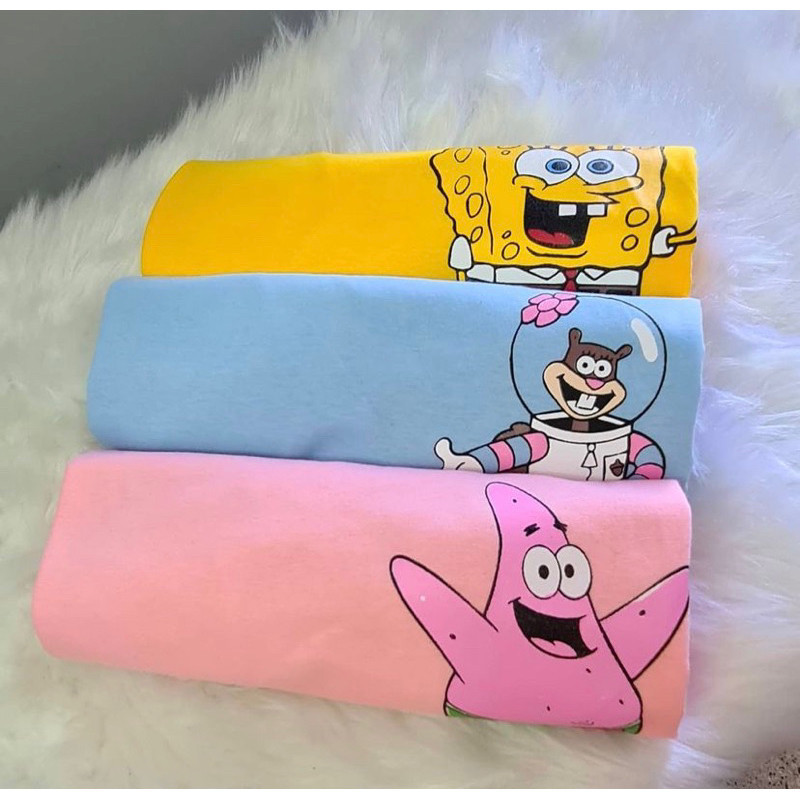 Camisetas Femininas Bob Patrick Sandy Sirigueijo 100% Algodão Novidade