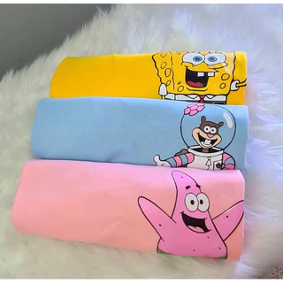 Camisetas Femininas Bob Patrick Sandy Sirigueijo 100% Algodão Novidade