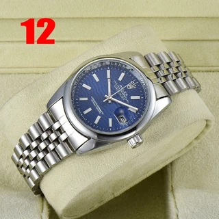 Relógio De Pulso Masculino Calendário Clássico De Quartzo Pulseira De Aço ROL