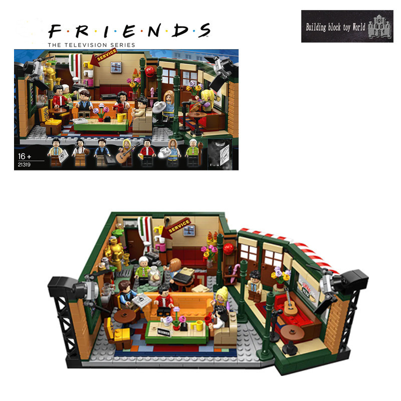 Variedade Criativa De Blocos De Construção , Amigáveis Central Perk 21319 , Brinquedos E Presentes Para Meninos Meninas