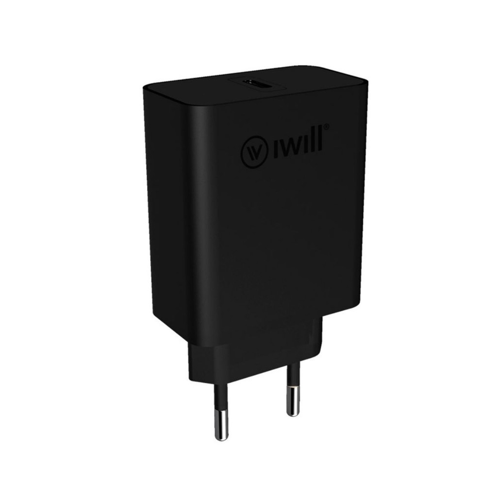 Carregador de parede com saída 20W Usb C Power Delivery Iwill Preto ...