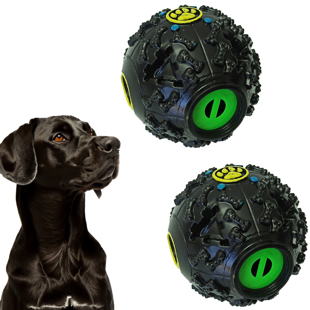 Brinquedo 2 Bolinhas Petisco para Cachorros Médios e Grandes