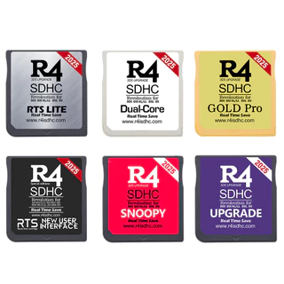 R4 SDHC 2025 Adaptador Ouro Para 3DS DSL XL/LL 2025 R4 Cartão De Queimar Memória Digital Flashcard-Acessórios Jogos Portátil