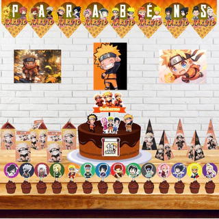 Kit Festa Só um Bolinho - Naruto Cute/Chibi