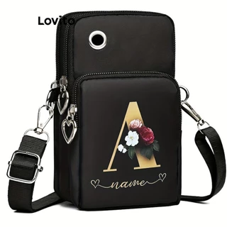 Lovito Casual Simples Padrão Vintage Bolsa para Mulheres LFA45193