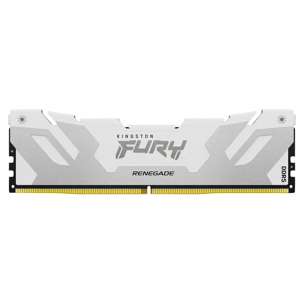 Memória DDR5 Kingston Fury Renegade, 16GB, 7200Mhz, White, KF572C38RW-16