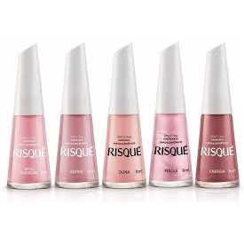 Esmaltes Risque - Coleção Tons de Rosa 8ml | Shopee Brasil