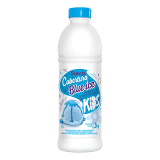 Cobertura Para Sorvete Blue Ice Kids Selecta Frasco 1,3kg