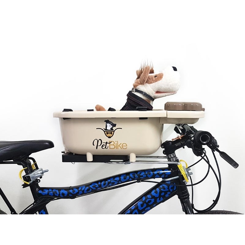 Cadeirinha Pet Para Bicicleta Bagageiro Pet Cachorro Gato Até 15 Kg