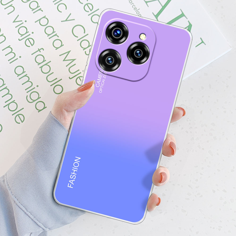 Cover In Silicone Per Oukitel C50 Con Cordino – Morbida, Motivo Giraffa, Antiurto