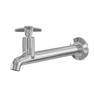 Torneira De Parede Para Pia Com Arejador Cromado Fani em Oferta na Shopee