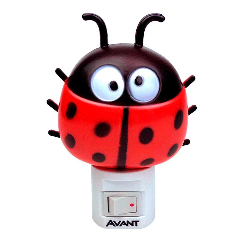 Mini Abajur Joaninha Luz Noturna 1W 3000K Bivolt Avant