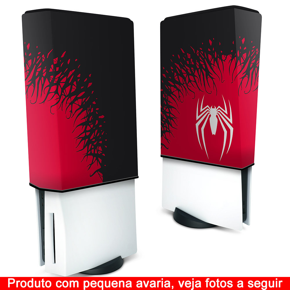 Capa PS5 Vertical Anti Poeira - Spider-Man Homem Aranha 2 Edition Out804
