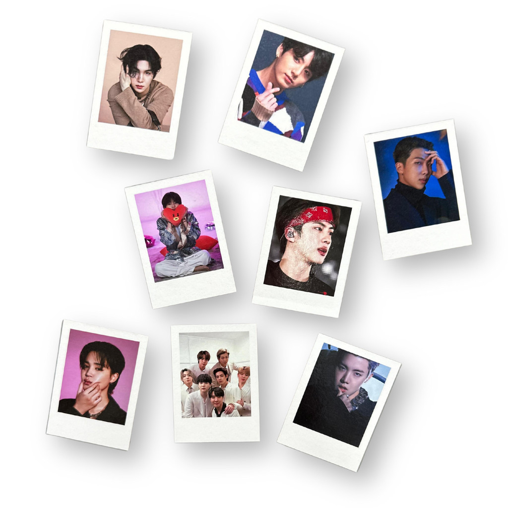 BTS ミニフォト Conjunto de Mini Foto Retro Magnetica BTS 8 unidades | Shopee Brasil