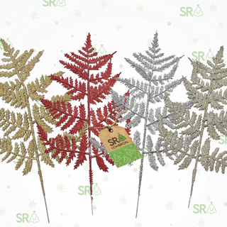 Galhos Com Glitter 15X32 cm Super Brilho - Enfeite De Natal