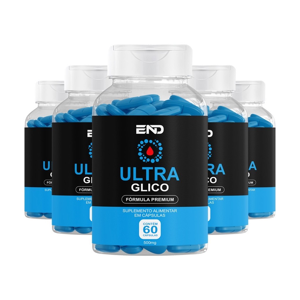 5x Ultra Glico 300 Caps Original - Envio Hoje - Loja Oficial | Shopee ...