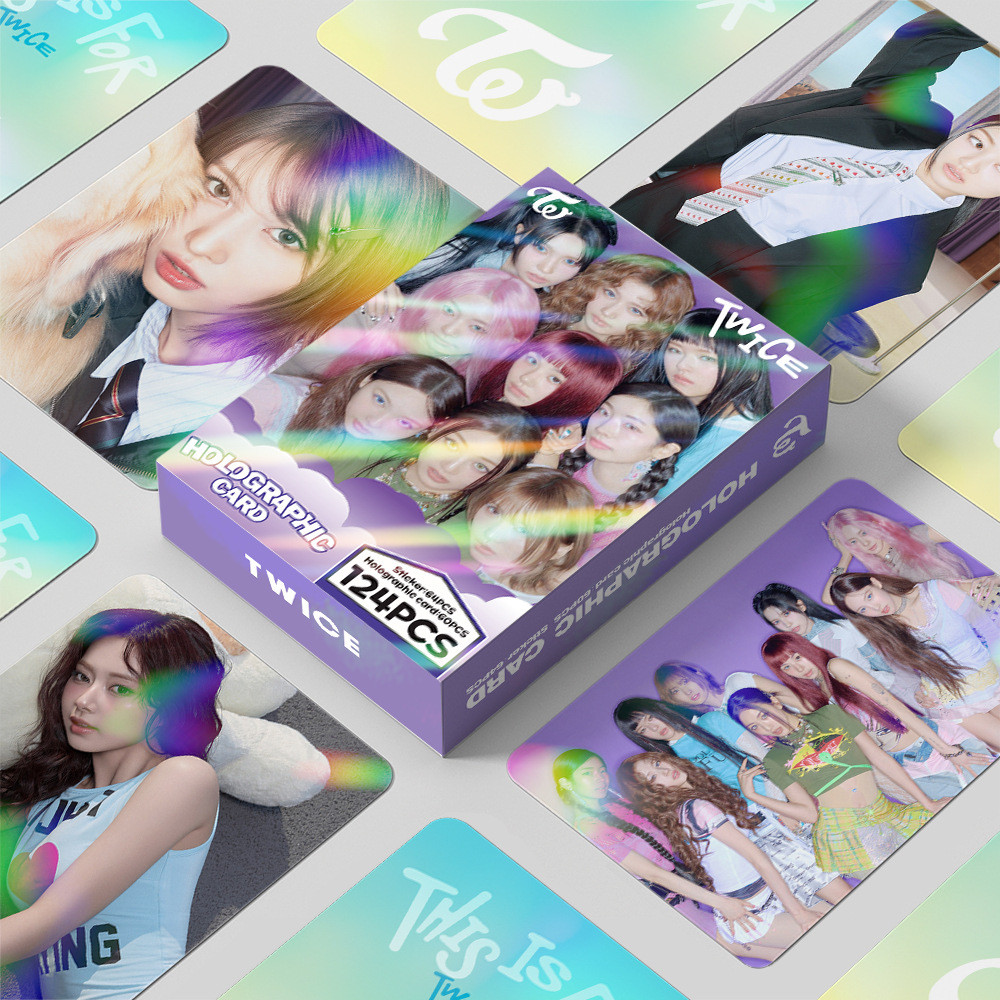 Kpop 124 Unidades/Conjunto TWICE Este É Para Cartões Lomo Coleção